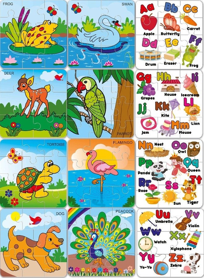 Nabhya-12 in 1 Jigsaw Puzzle PVC Packing Educational Creative Learning Toy (12 Pieces) - Image 2